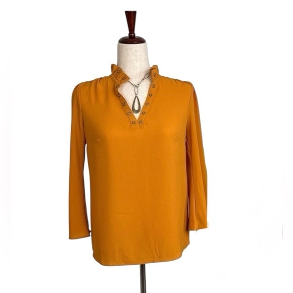 Michael Kors Gold Tunic Top. Size PS - Picture 1 of 7